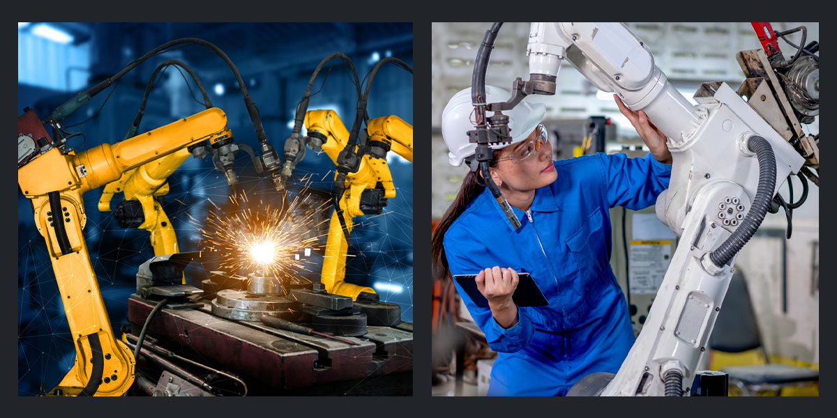 Industrial vs. Collaborative Robots